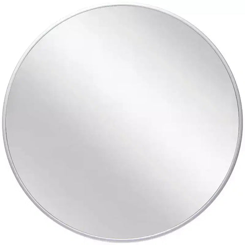 21" Plata Wall Mirror Silver - Infinity Instruments: Modern Round, No Assembly, Wall Mount