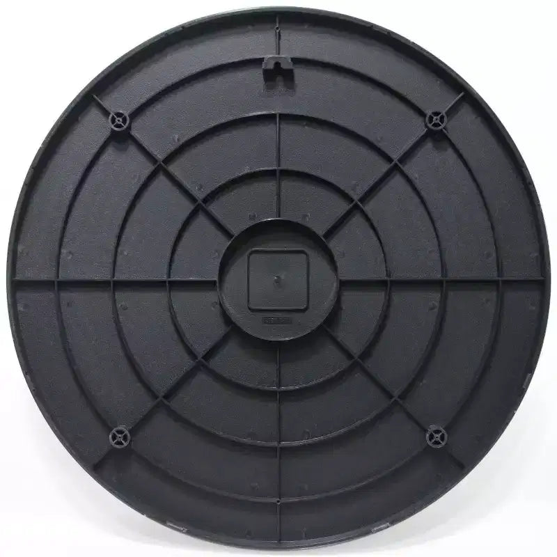 Miroir mural argenté de 21 po moderne rond, aucun assemblage requis