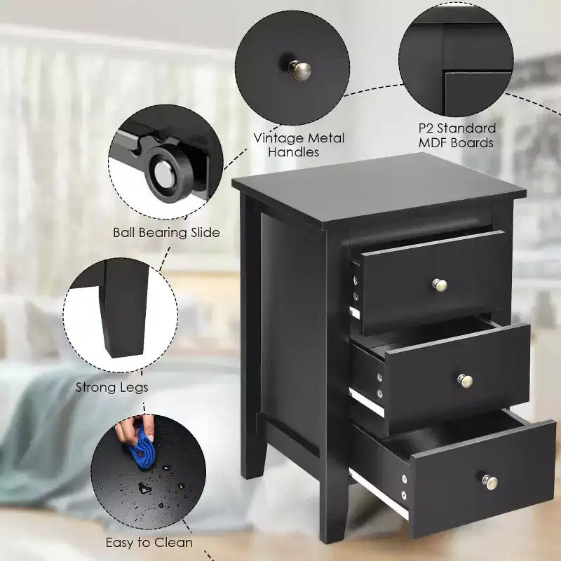 Table d'appoint/de chevet 1 ou 2 pièces pour canapé