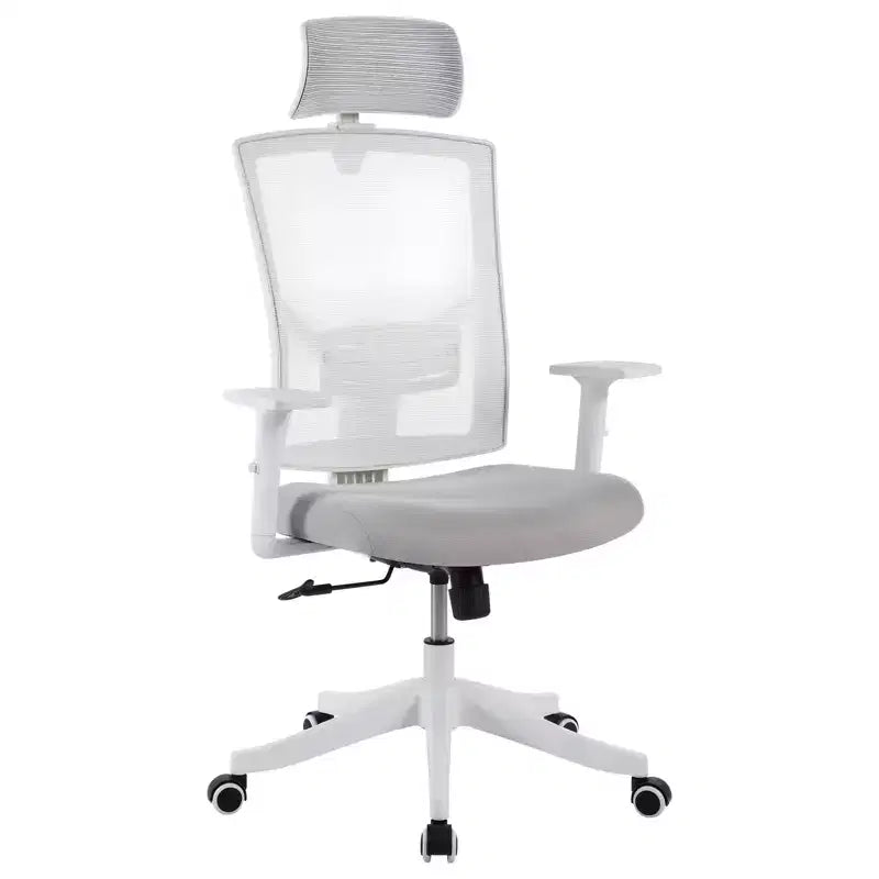 Chaise de bureau ergonomique inclinable avec dossier haut en maille