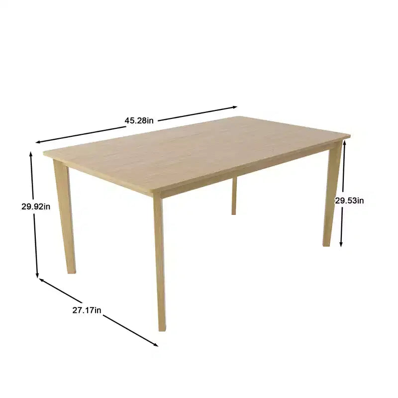 Table à manger rectangulaire couleur bois