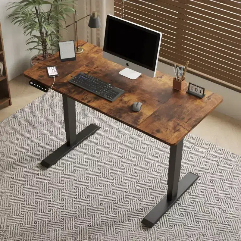 Bureau debout réglable en hauteur Table de travail assis-debout Table d'appoint