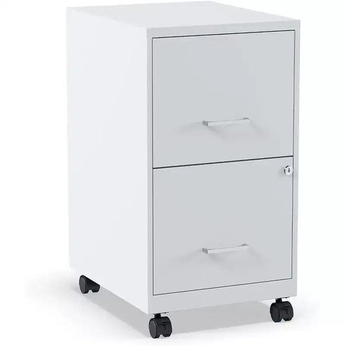 BALHAM TRADE-2-Drawer Vertical File Cabinet Lockable Mobile Design for Letter Size Documents