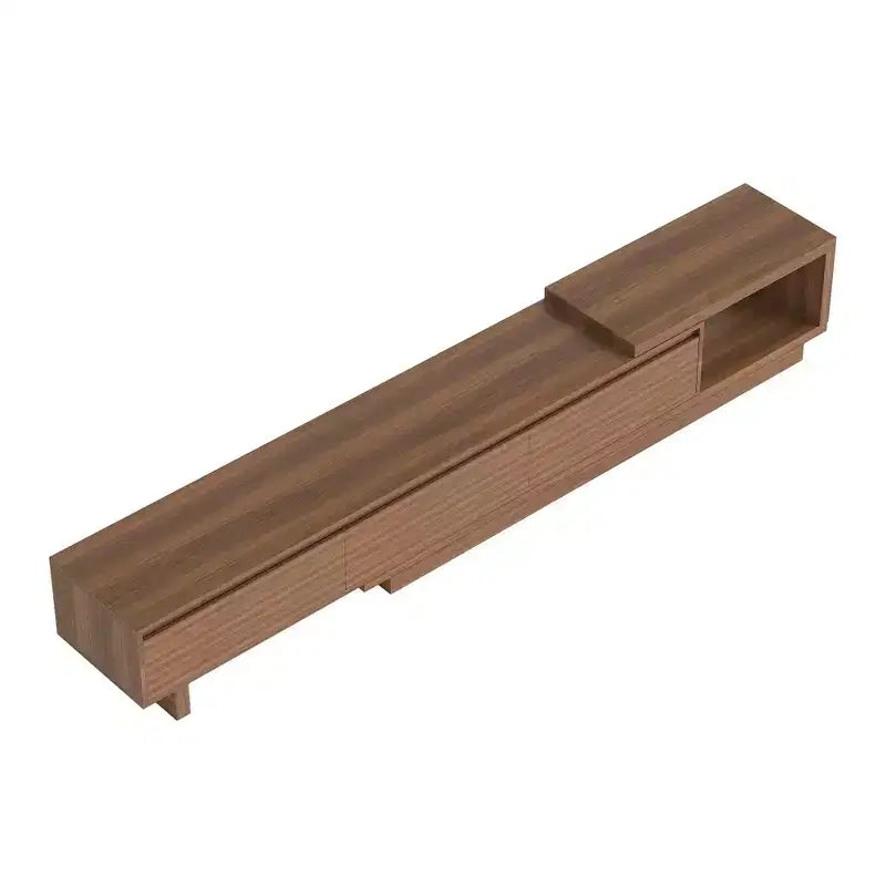 Meuble TV extensible avec 3 tiroirs Mid-Century Modern 78.74102.3