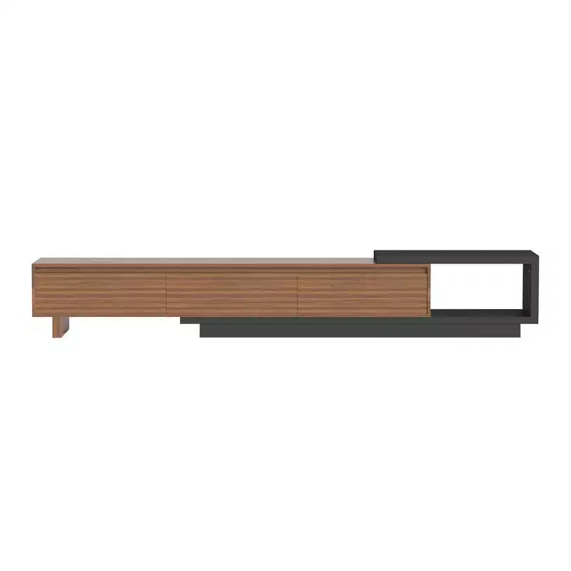Meuble TV extensible avec 3 tiroirs Mid-Century Modern 78.74102.3