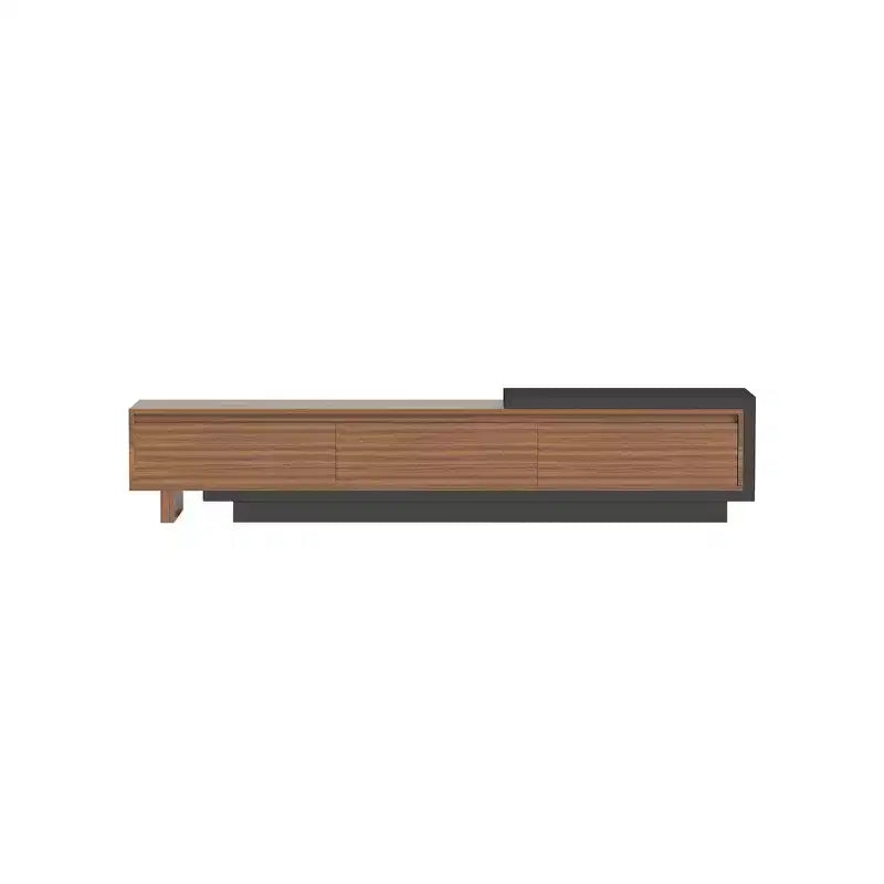 Meuble TV extensible avec 3 tiroirs Mid-Century Modern 78.74102.3