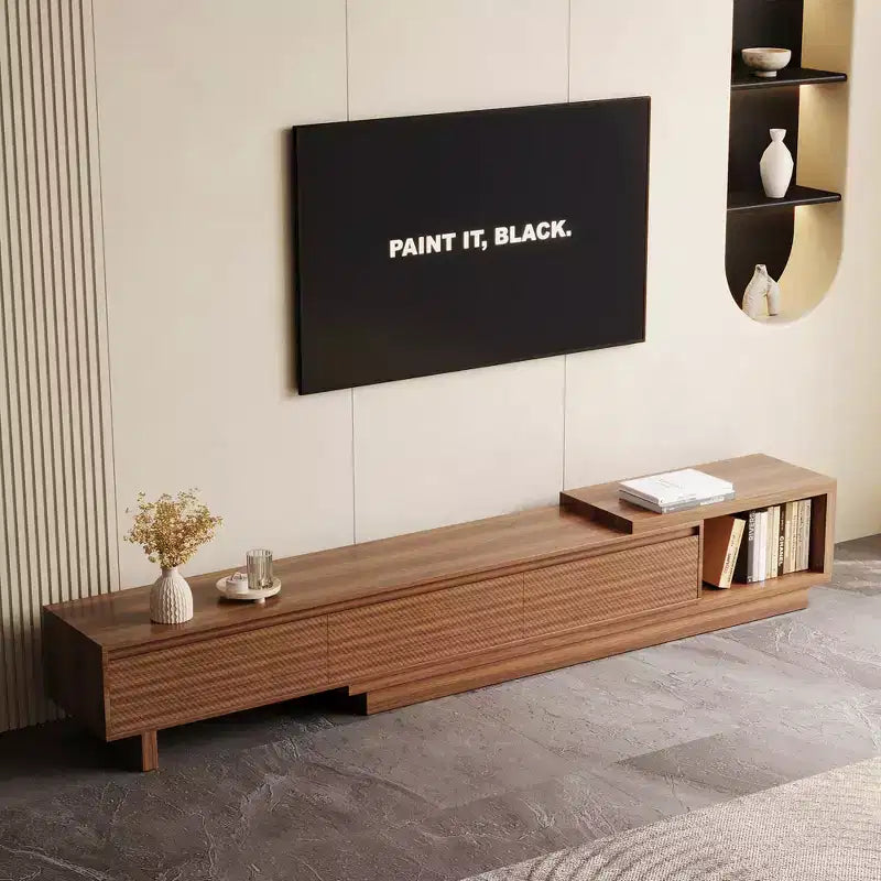 Meuble TV extensible avec 3 tiroirs Mid-Century Modern 78.74102.3