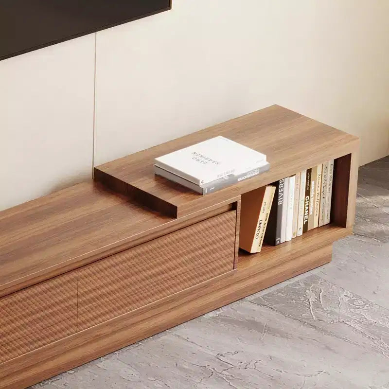 Meuble TV extensible avec 3 tiroirs Mid-Century Modern 78.74102.3