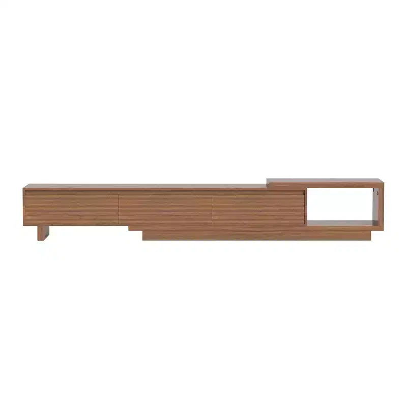 Meuble TV extensible avec 3 tiroirs Mid-Century Modern 78.74102.3