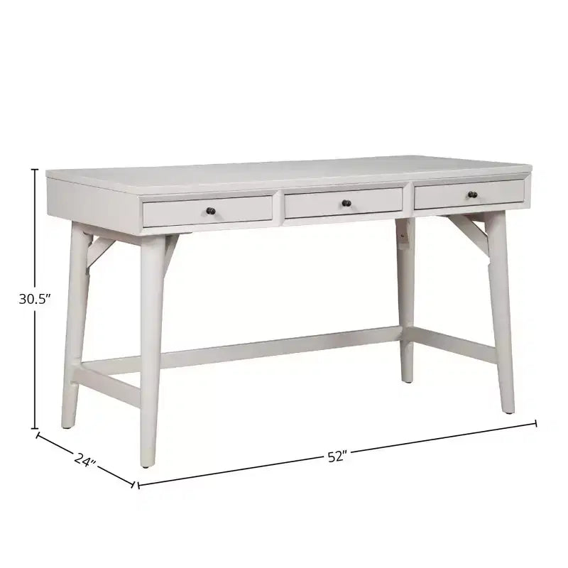 Grand bureau, blanc