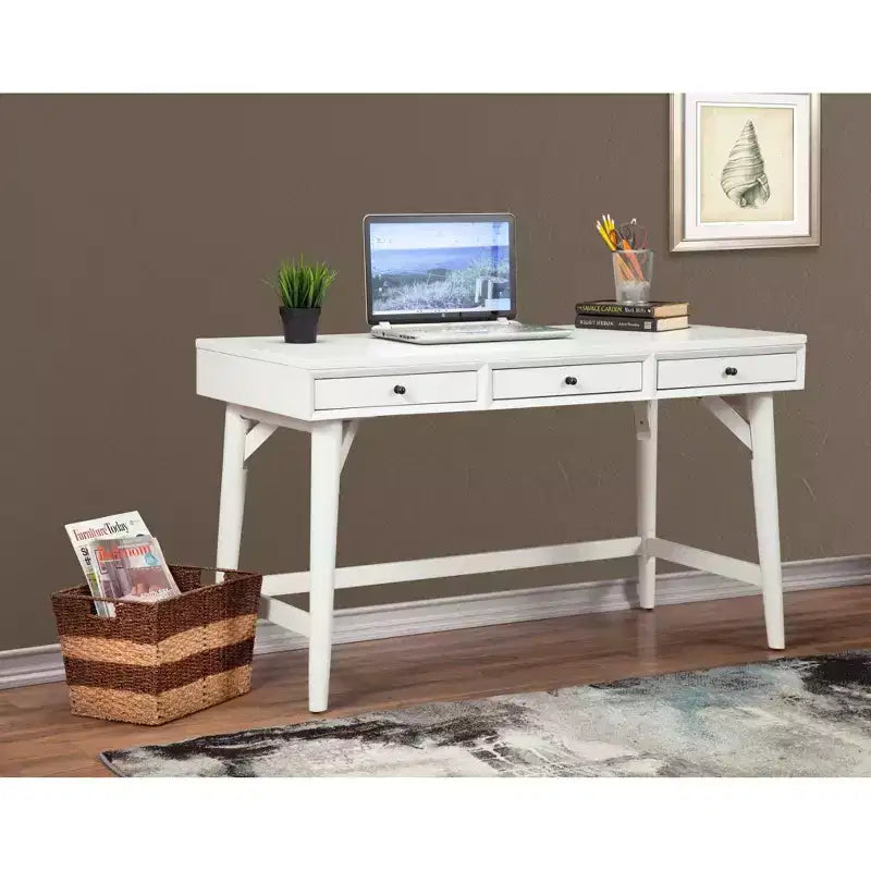 Grand bureau, blanc