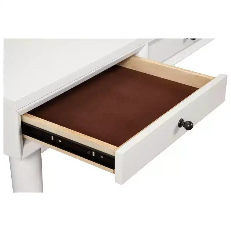 Grand bureau, blanc