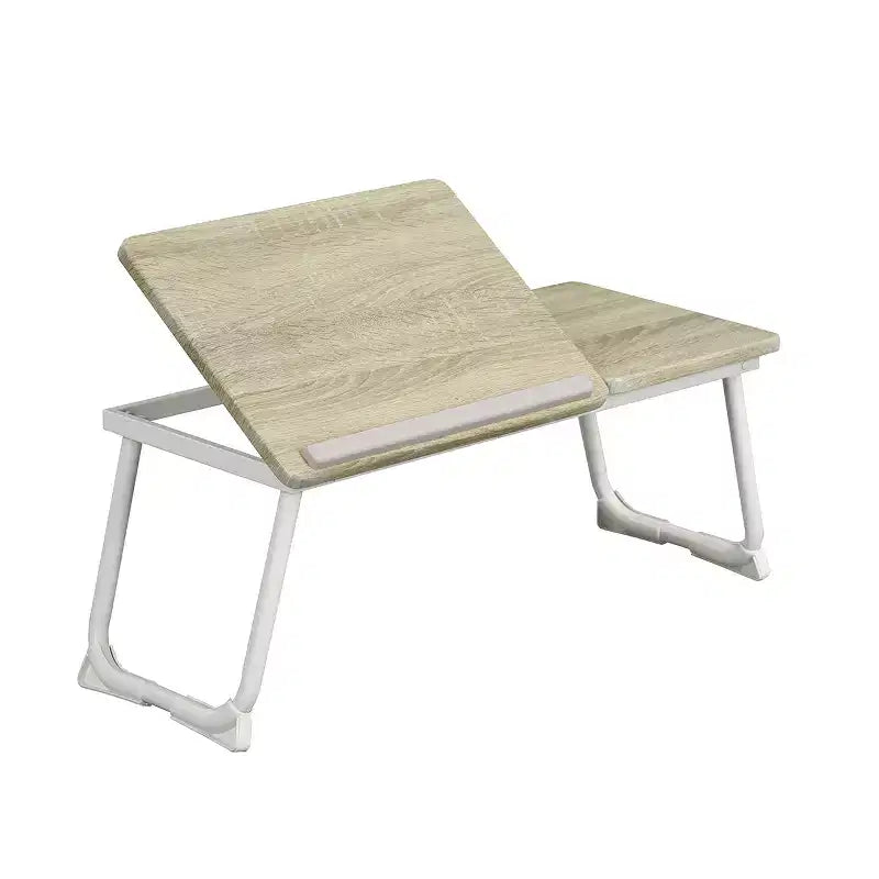FurnitureR Laptop Bed Desk with Adjustable Lift Top, Portable Folding Bed Table for Laptop Writing Breakfast, Lap Desk for Bed Sofa Couch